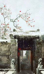 ​古风唯美冬雪图：在秋心里薄了的情，在冬雪里也会润了念！