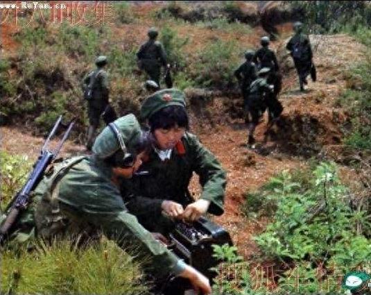 对越反击战中,真实的中国女兵