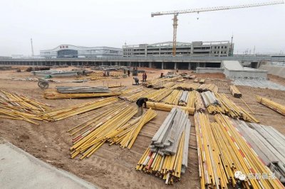 ​朝阳高铁站交通枢纽工程建这样了，预计10月末开通运营！