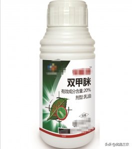 ​双甲脒杀虫又杀螨，速度快，30分钟见效，但有2个缺点需要注意