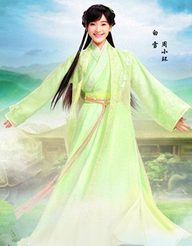 《青云志》即将登场一位绿衣女子，她就是活泼可爱的周小环
