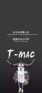 ​麦迪壁纸系列 | 白马长枪飘入诗，披靡所向少年时