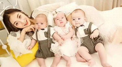 ​美女总裁买英国教授精子生下混血三胞胎，其妈妈表态：支持女儿