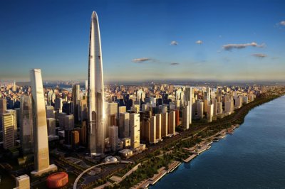 ​中国第二高摩天大楼，636米武汉绿地中心建设实拍！
