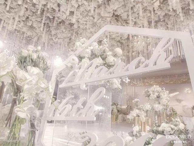 DODOWED真实婚礼案例推荐系列之思普瑞简约chic少女白婚礼布置