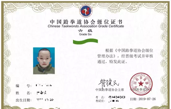 跆拳道等级证书,跆拳道等级证书是国家级的吗图2