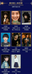 秦霄贤入围百花奖最佳新人