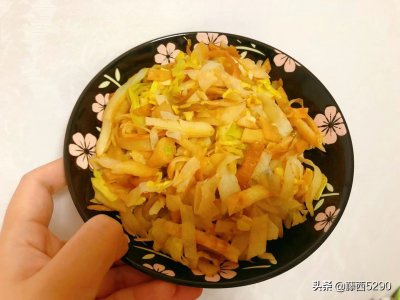 ​好吃的素炒饼丝，学会了记得告诉我哟