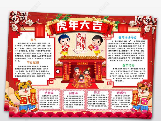 有关虎年新年的手抄报内容(关于虎年新年的手抄报六年级)(10)