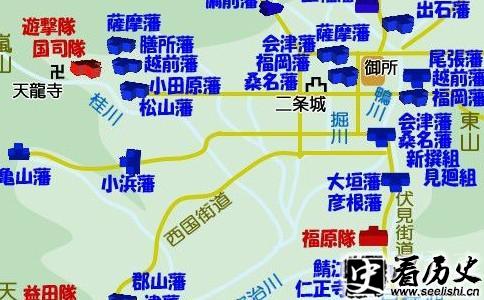 禁门之变作战图