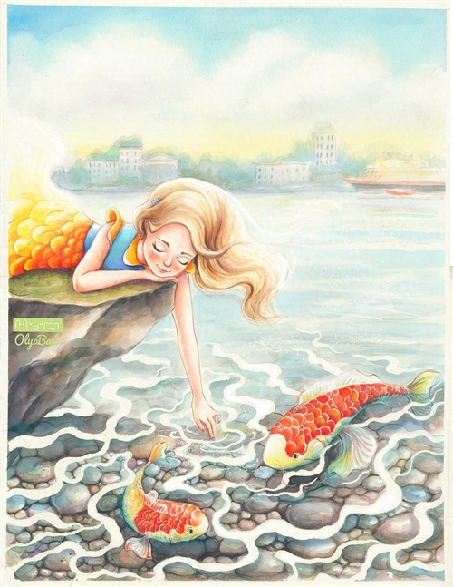 充满童趣的彩铅手绘儿童插画，丰富的色彩，温暖的画面，太治愈了