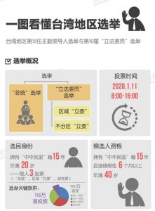 ​一图看懂2020台湾地区选举