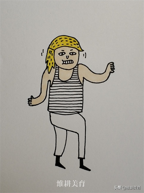 简笔插画小孩（附步骤图）