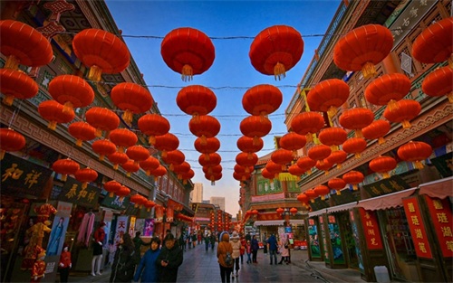 天津古文化街位于南开区东北方,是中国唯一一个5星级旅游步行街