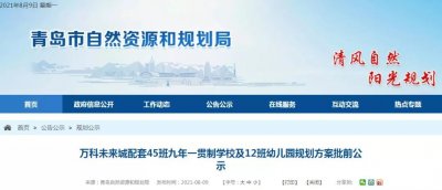 ​45班九年一贯制+12班幼儿园！这所备受关注的学校项目有新进展！