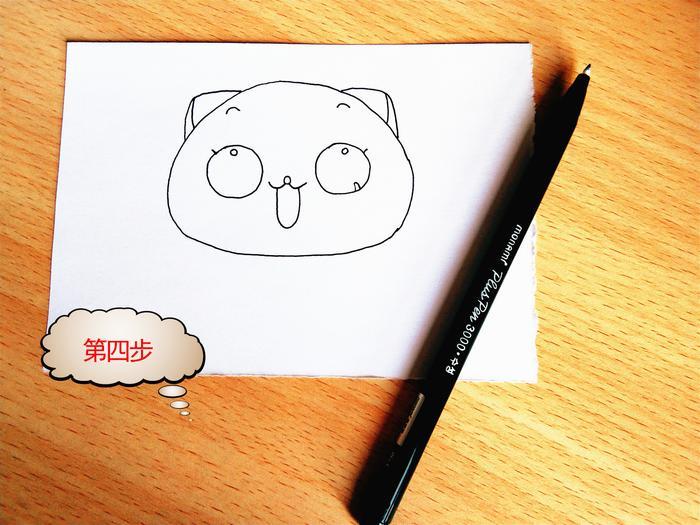 动物简笔画：六步画一只可爱的小萌猫
