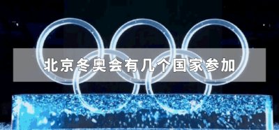 ​北京冬奥会有几个国家参加