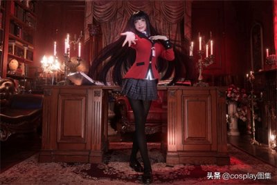 ​水淼COS：蛇喰梦子，学园黑丝JK，勾魂表情太迷人了