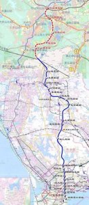 ​深圳地铁13号线线路图及走向