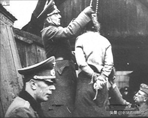大义凛然的苏联女英雄玛莎，被纳粹绞刑现场，毫无畏惧令人钦佩