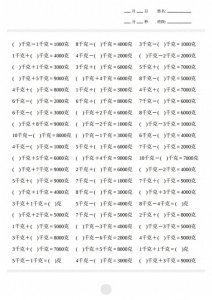 数学老师强烈推荐！克与千克之间的计算互换2000题，值得家长收藏