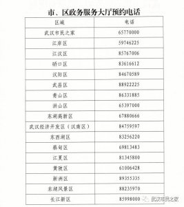 勿跑空！武汉市民之家中秋国庆双节工作时间公布