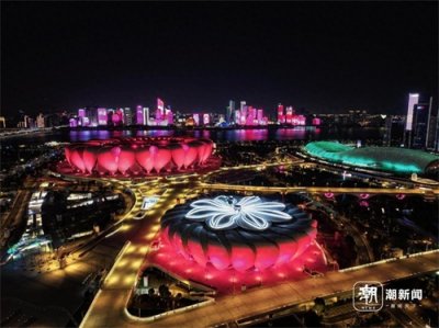 ​除夕夜！杭州蛇年主题灯光秀闪亮登场