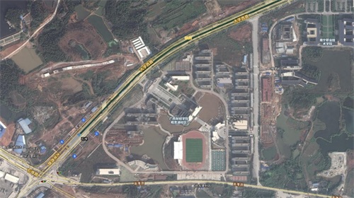 看广西财经学院相思湖校区10年间的卫星图变化