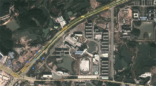 看广西财经学院相思湖校区10年间的卫星图变化