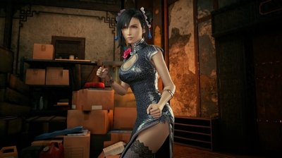 旗袍黑丝丸子头！3D区一姐《最终幻想7:重制版》蒂法新设定图公开