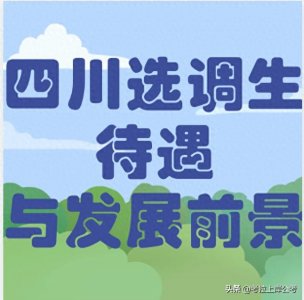 ​四川选调生待遇与发展前景