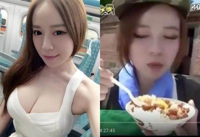 ​代表台湾参加大胃王赛 「半脱妹」张语昕仅吃6碗麵爆红